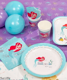 Little Mermaid Party Supplies | Balloons | Decorations | Packs